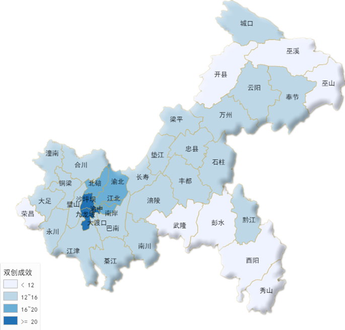 2016年第3季度重庆区县双创指数报告
